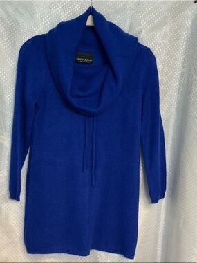 Cynthia Rowley Cobalt Blue Cowl Neck Sweater